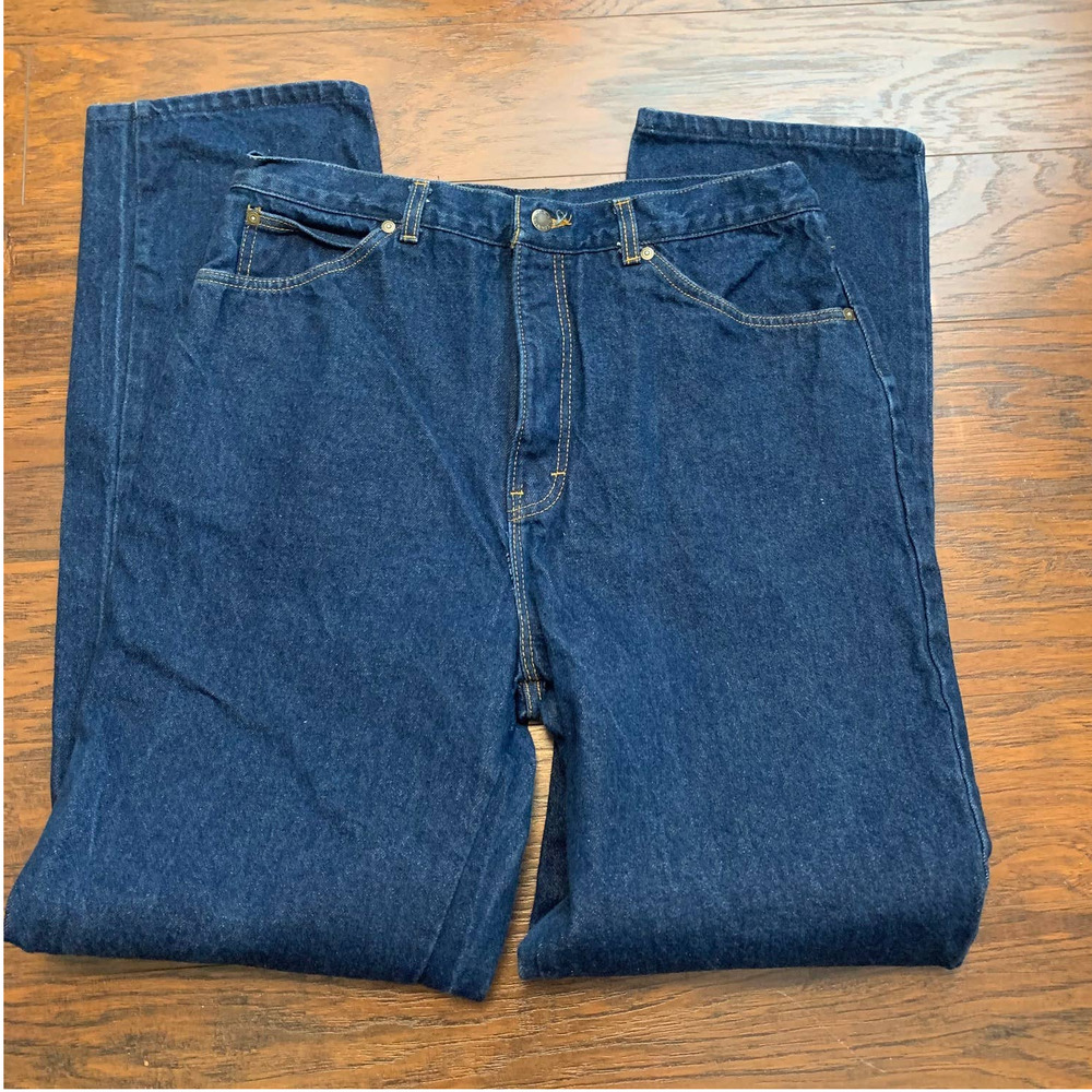 Brittania 2022 Vintage 1970's Straight Leg Denim Jeans Women's Plus Size 18